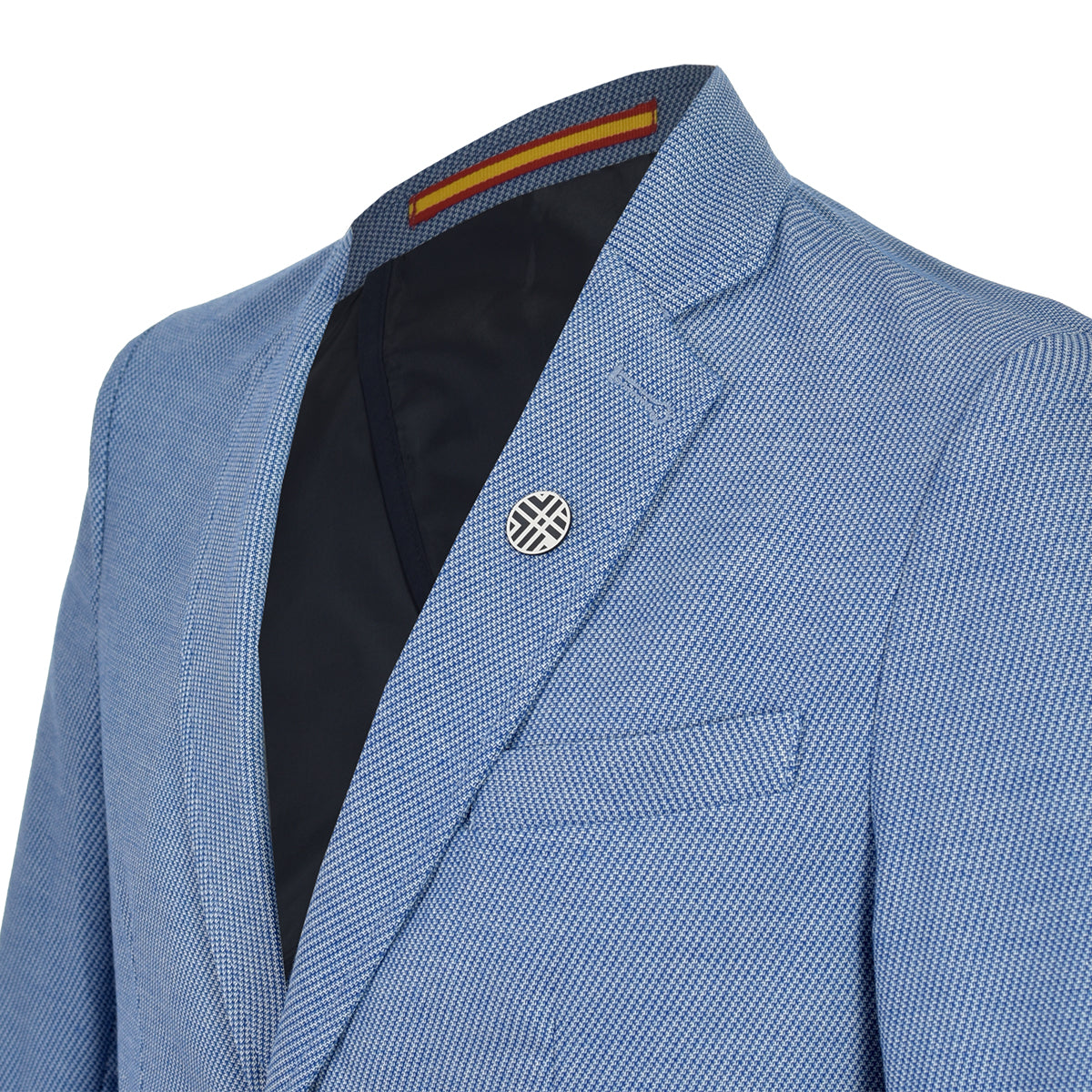 Blazer Casual a puntos azul claro