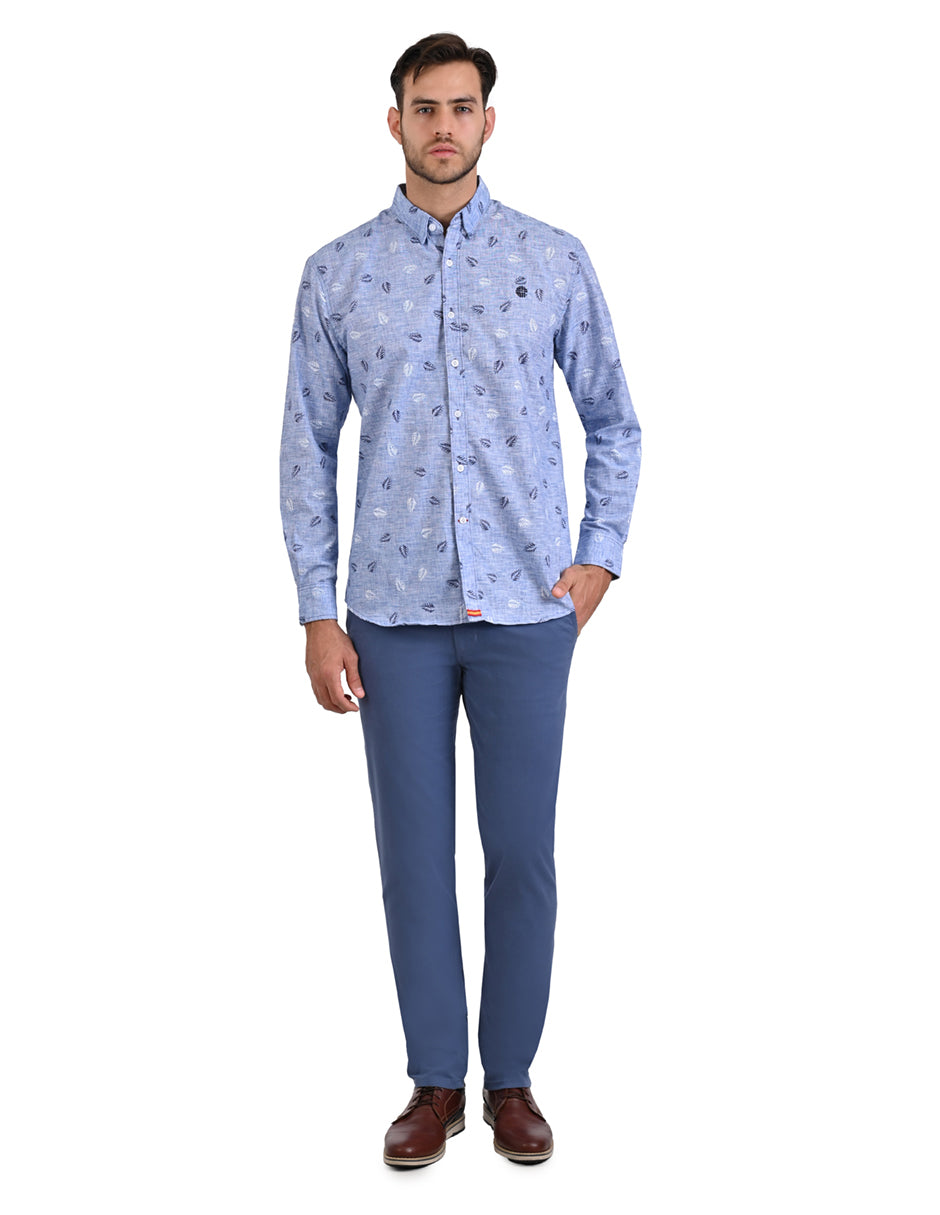 Camisa Manga Larga con pequeños motivos