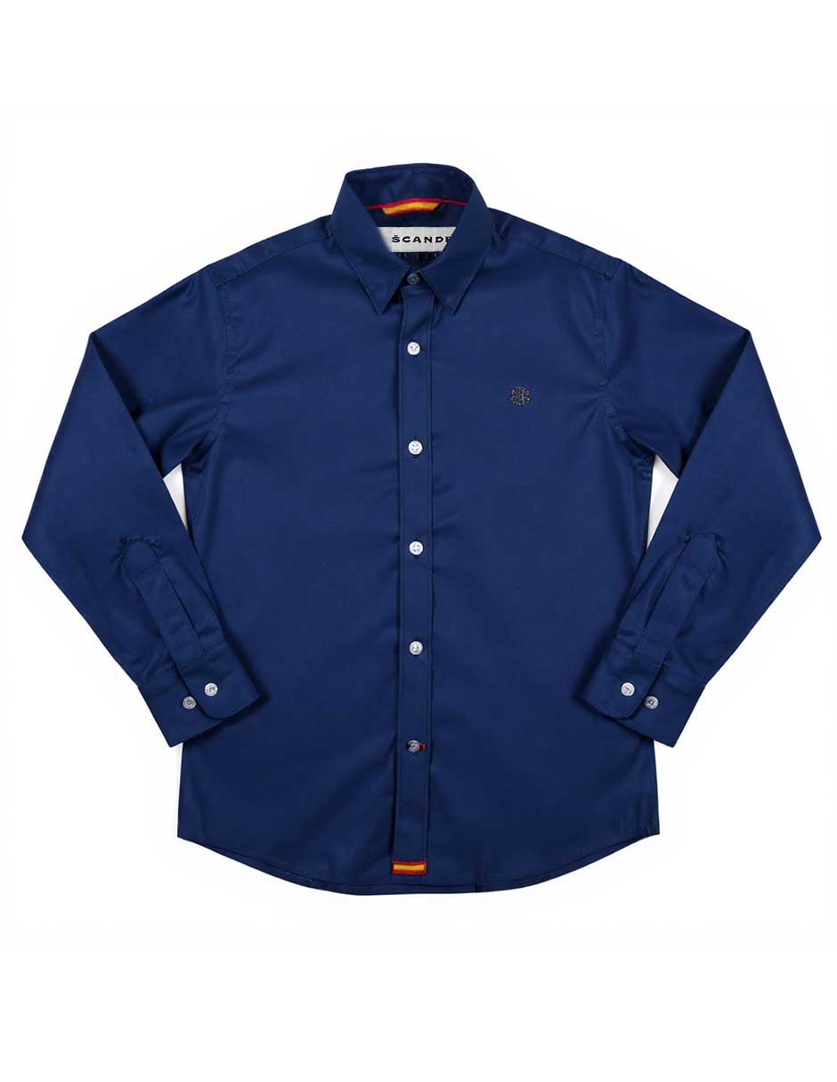 Camisa Lisa en -Manga larga - niño