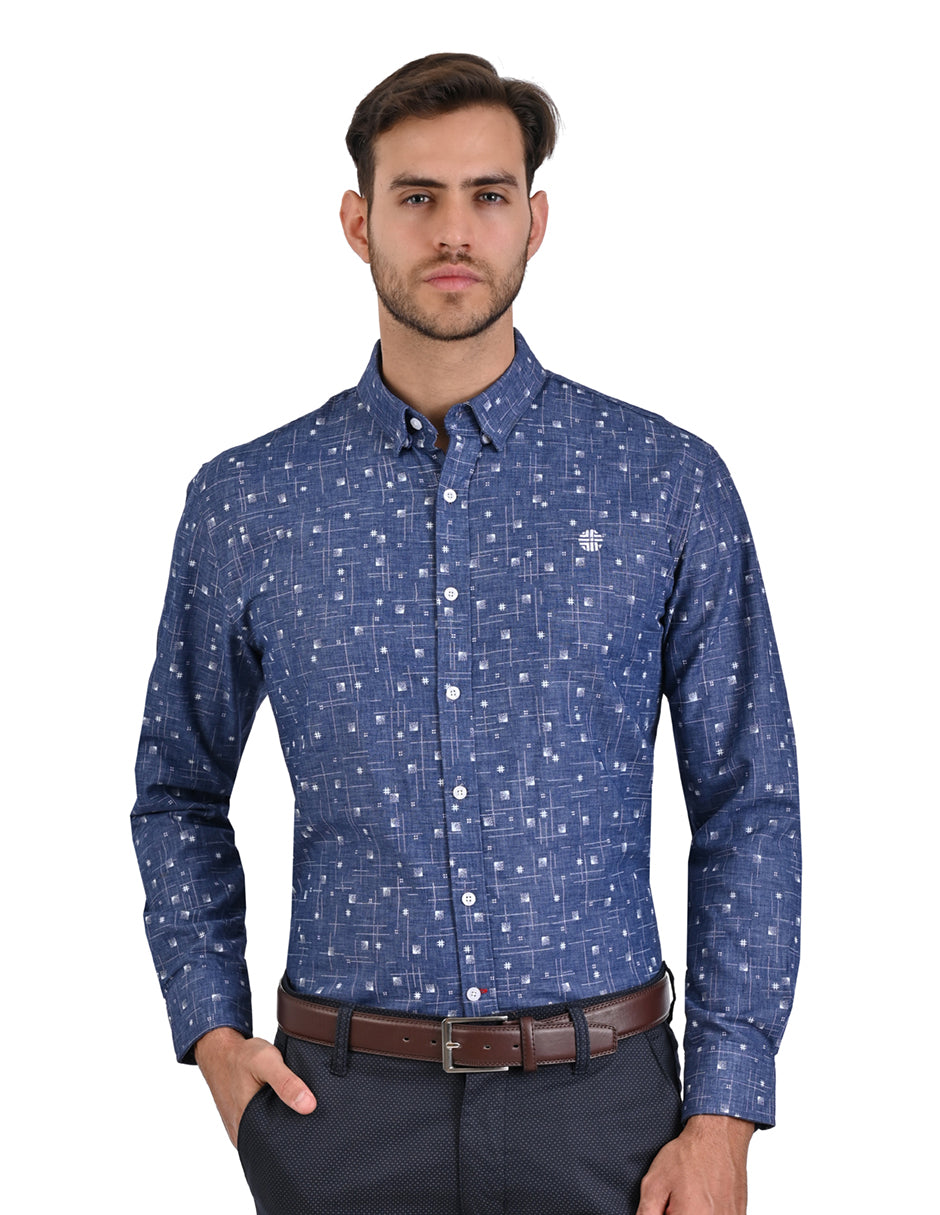 Camisa Manga Larga con pequeños motivos