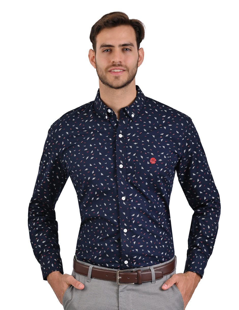 Camisa Manga Larga con pequeños motivos