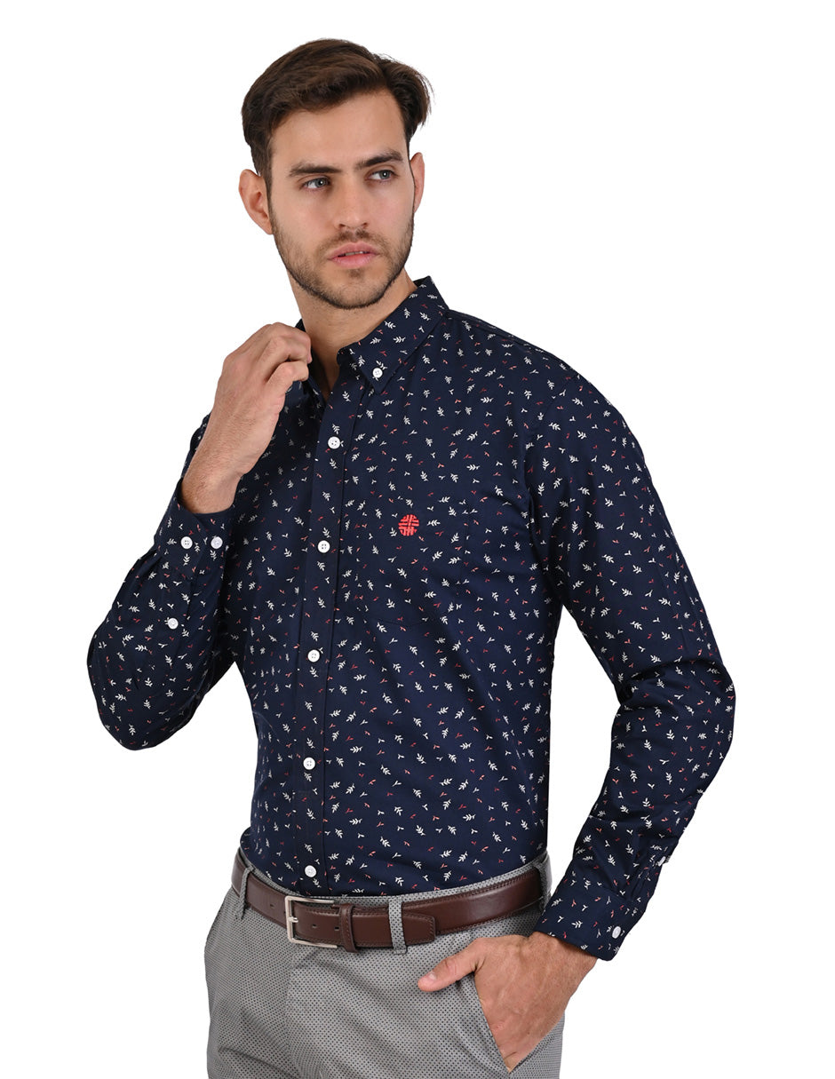Camisa Manga Larga con pequeños motivos