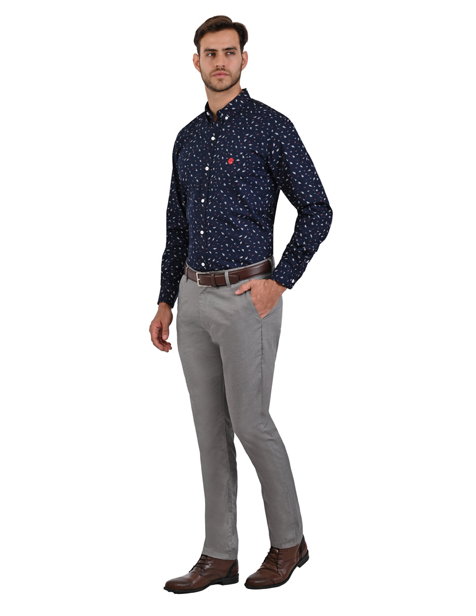 Camisa Manga Larga con pequeños motivos