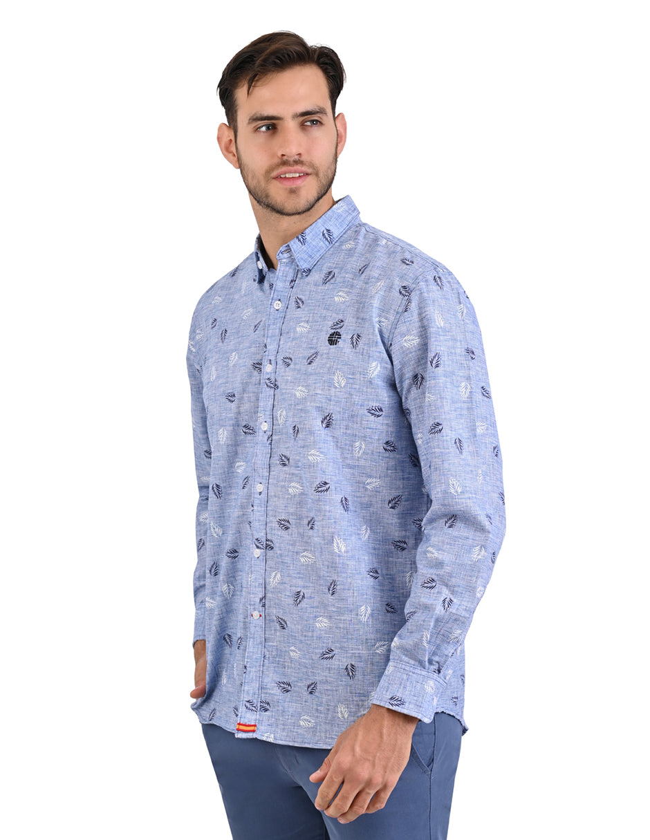 Camisa Manga Larga con pequeños motivos
