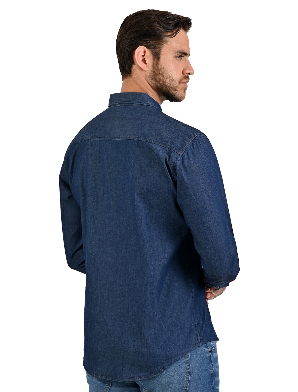 Camisa ML Lisa Mezclilla/Azul Oscuro